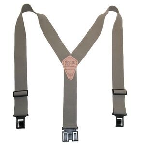 Perry Suspenders Men's Elastic 2 Inch Wide Hook End Suspenders (Tall Available)